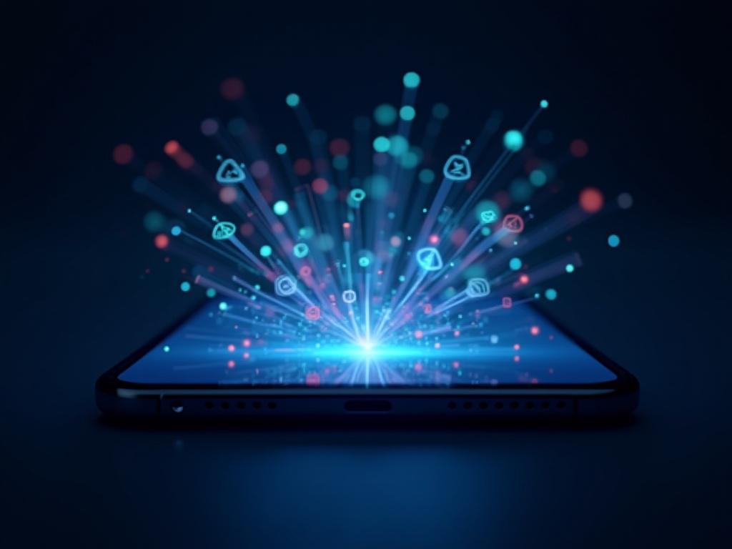 AI and machine learning features in iOS application interface