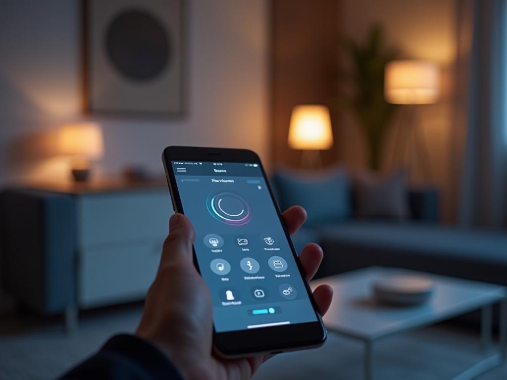 IoT iOS application controlling smart home devices
