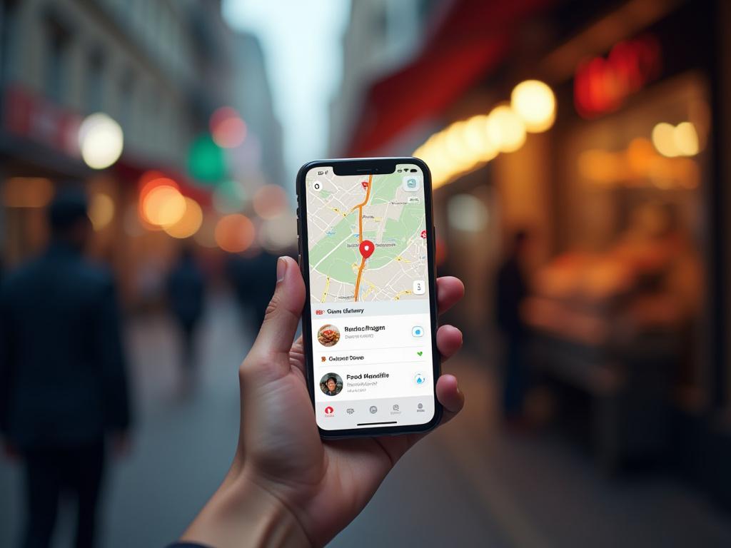 On-demand service iOS app showing real-time tracking and booking
